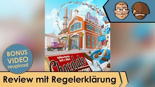 YouTube Review vom Spiel "Chocolate Factory" von Hunter & Cron