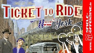 YouTube Review vom Spiel "Zug um Zug: New York" von Spiele-Offensive.de