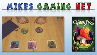 YouTube Review vom Spiel "Crossing" von Mikes Gaming Net - Brettspiele