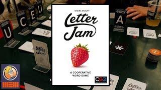 YouTube Review vom Spiel "Letter Jam" von BoardGameGeek