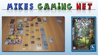 YouTube Review vom Spiel "Mystic Vale" von Mikes Gaming Net - Brettspiele