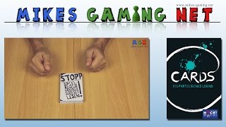 YouTube Review vom Spiel "DOG Cards" von Mikes Gaming Net - Brettspiele