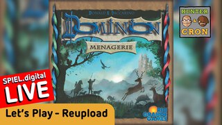YouTube Review vom Spiel "Dominion: Menagerie (10. Erweiterung)" von Hunter & Cron - Brettspiele