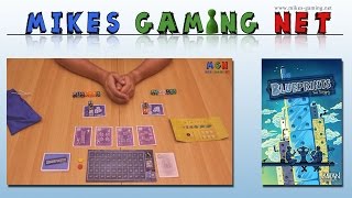 YouTube Review vom Spiel "Blueprints" von Mikes Gaming Net - Brettspiele