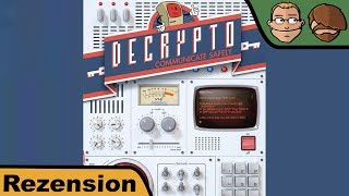 YouTube Review vom Spiel "Decrypto" von Hunter & Cron - Brettspiele