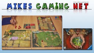 YouTube Review vom Spiel "The Rise of Queensdale" von Mikes Gaming Net - Brettspiele