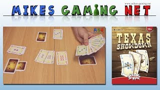 YouTube Review vom Spiel "Texas Showdown" von Mikes Gaming Net - Brettspiele