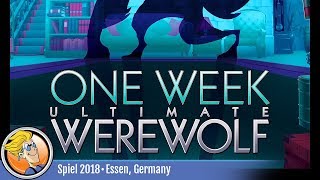 YouTube Review vom Spiel "Ultimate Werewolf" von BoardGameGeek