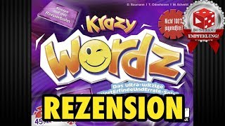 YouTube Review vom Spiel "Krazy Wordz: Family Edition" von Brettspielblog.net - Brettspiele im Test