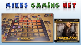 YouTube Review vom Spiel "Homeland: Das Spiel" von Mikes Gaming Net - Brettspiele